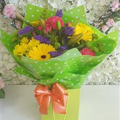 Vibrant handtied