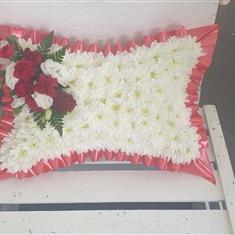 Red pillow