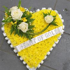 Yellow based heart